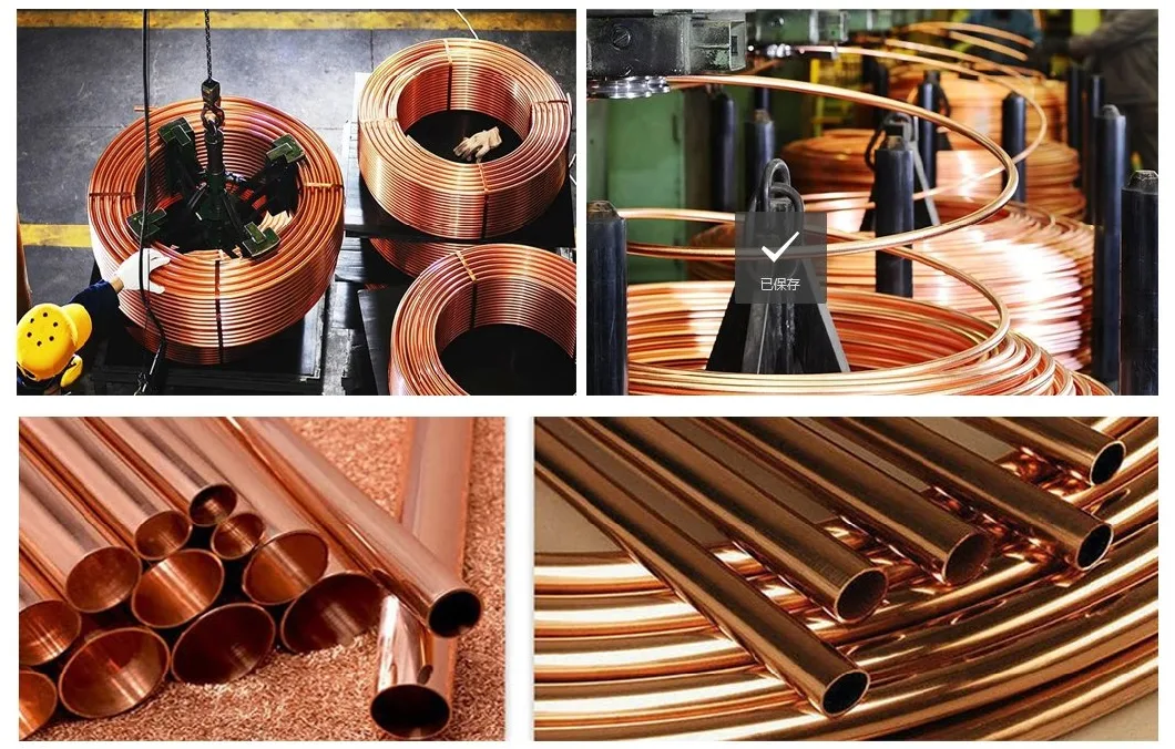 Brass Copper Tube Pipe Cutting Processing Manufacturers Air Conditioning